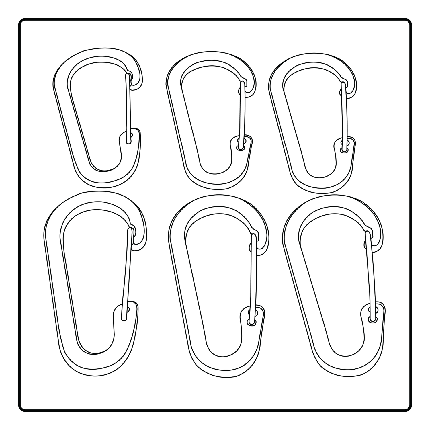 Micro Accessory Carabiner Usage Instructions