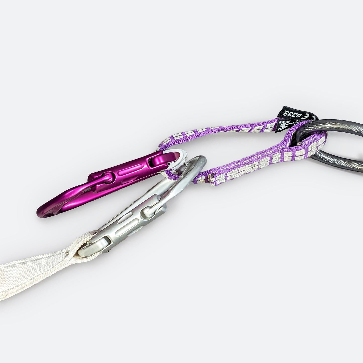 "Flip-Stop" Cam Carabiner Stabilizers