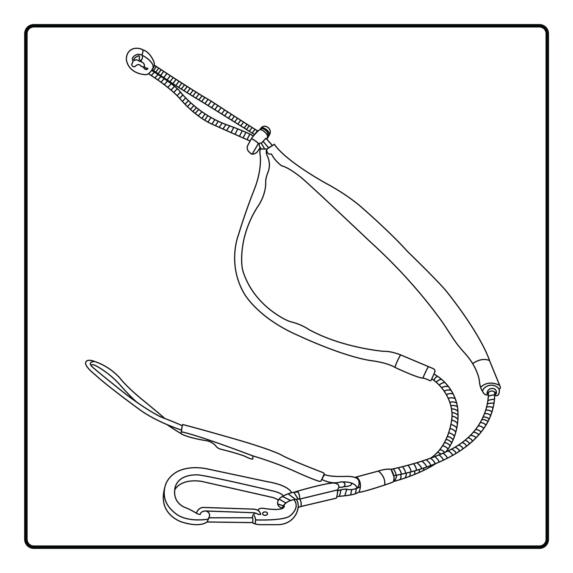 Top Rope Solo Neck Lanyard Instructions