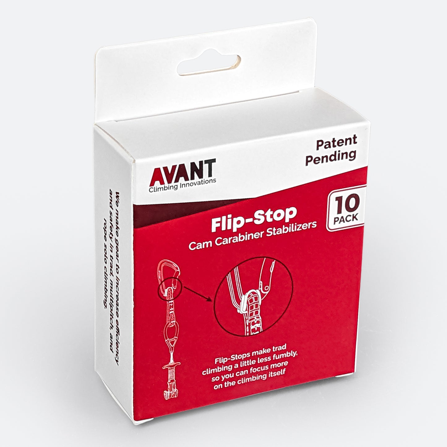 *Retail Packaging* Flip-Stop Biner Keeper (10 pack)